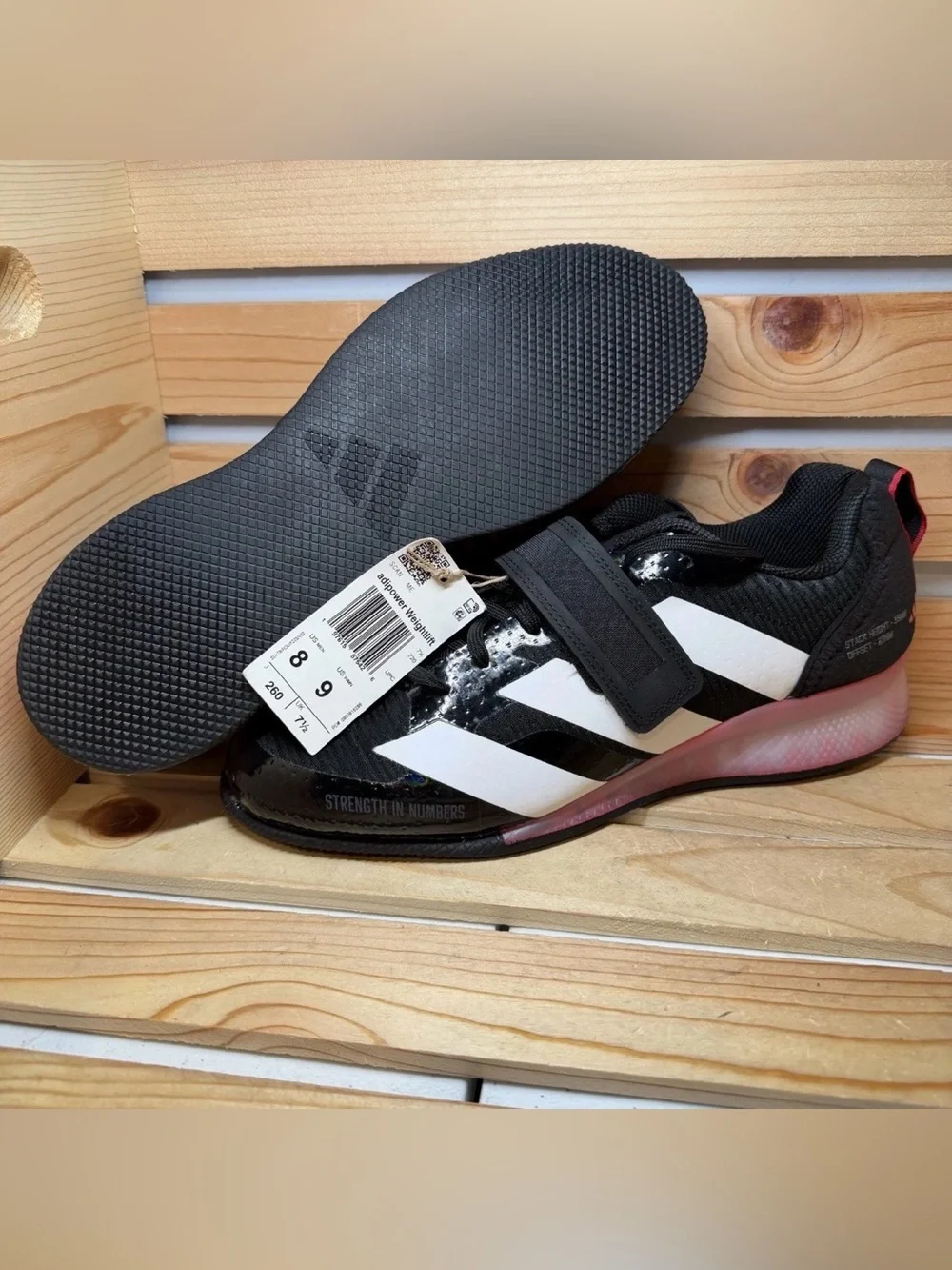 Adidas Adipower Weightlifting 3 Gym Athletic Sneakers Shoes IH8232 Mens Sz 8 NEW